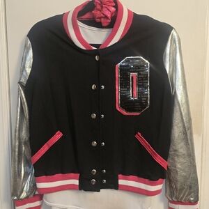 Weissman Black and Silver Kids Dance Costume